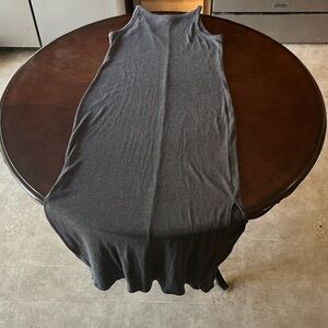 a new day - Charcoal Sleeveless Maxi Dress